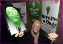 Claire gets the green light at the 'Give it a Go' awards