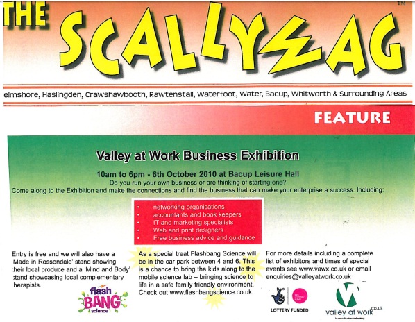 Scan of feature article in Autumn 2010 issue of The Scallywag.